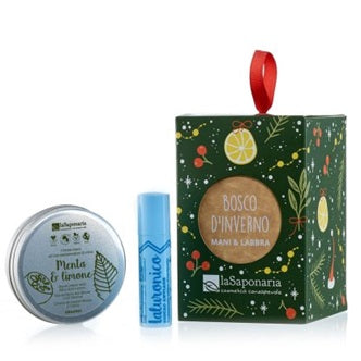 Set Regalo Linterna Bosque de Invierno La Saponaria