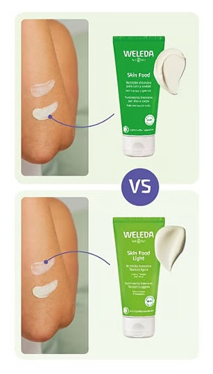 Crema Skin Food Light vs Skin Food