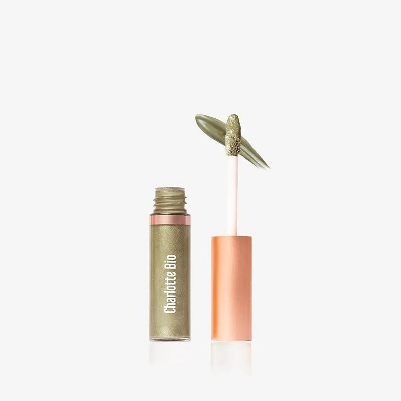 Sombra de Ojos Verde Esmeralda Líquida Ecológica Oro Charlotte Bio