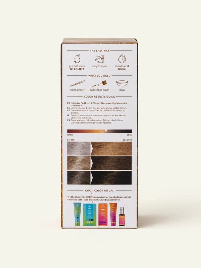 Tinte Vegetal Castaño Dorado Khadi