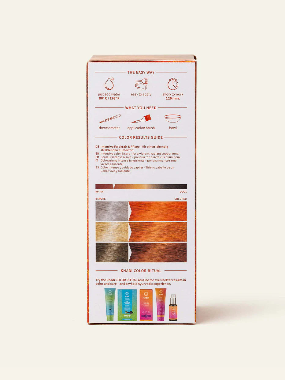 Tinte Vegetal Cobre Khadi