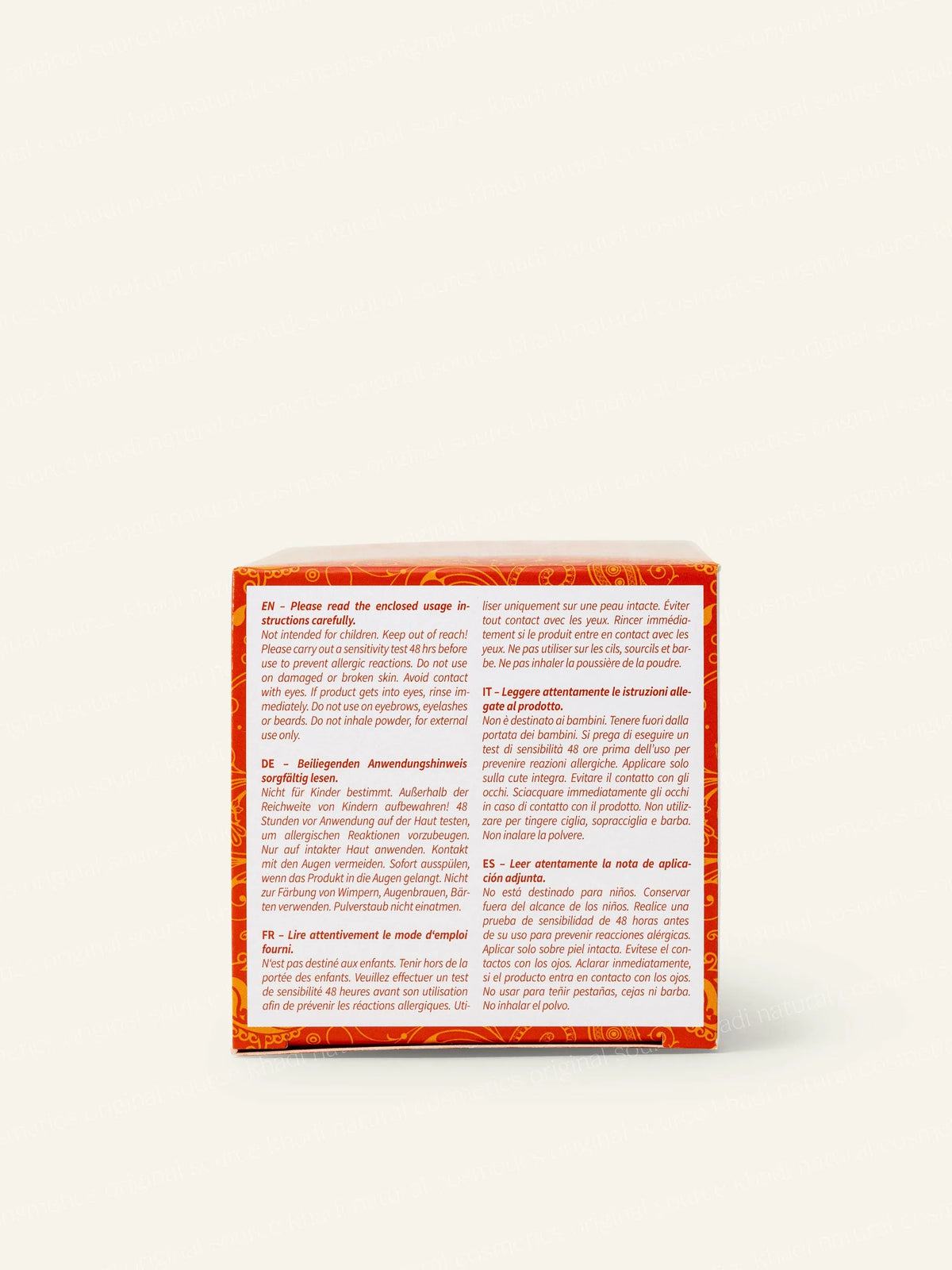 Tinte Vegetal Cobre Khadi