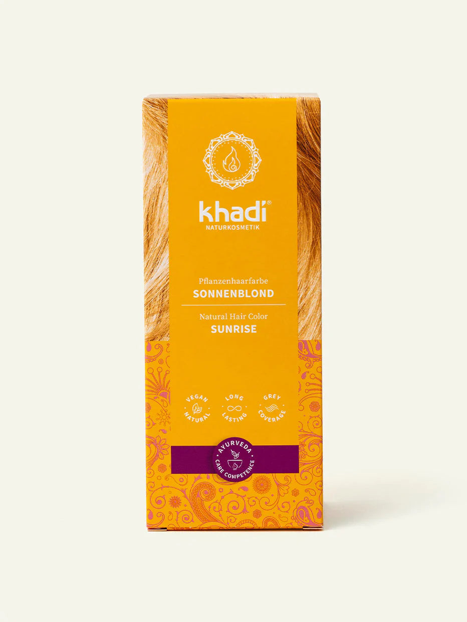 Tinte Vegetal Rubio Miel Amanecer Khadi