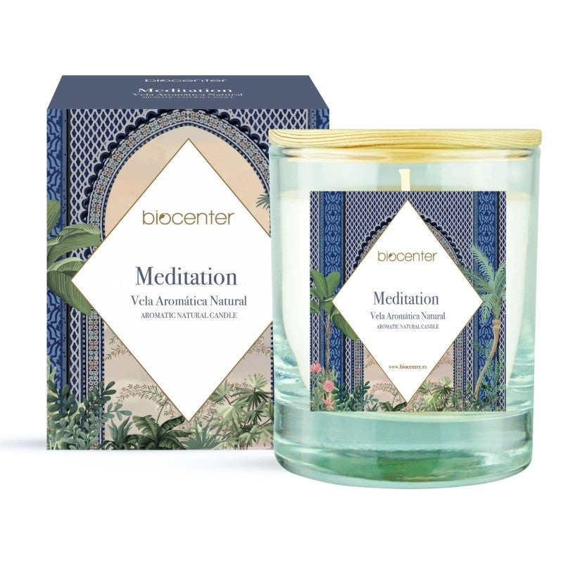 Vela Natural de Cera de Soja - Meditation Biocenter