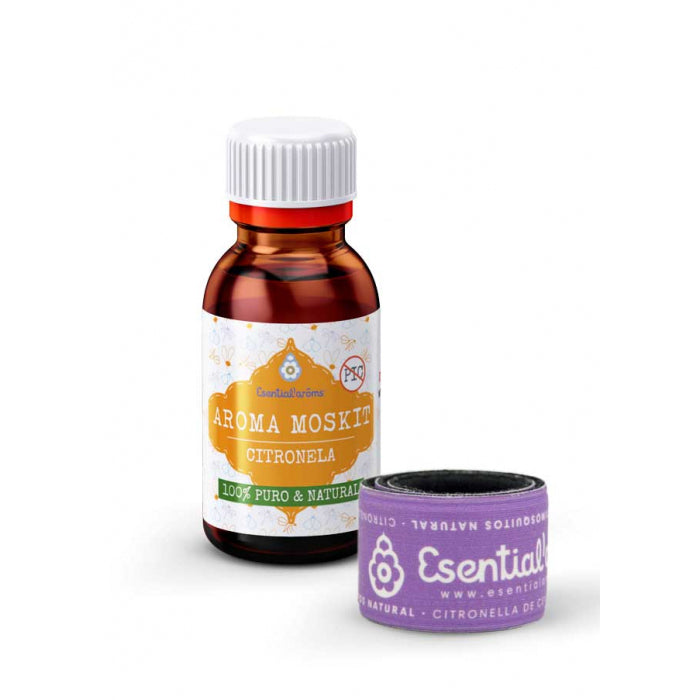 Aceite Esencial Citronela Aroma Moskit + Brazalete Esential'Aroms