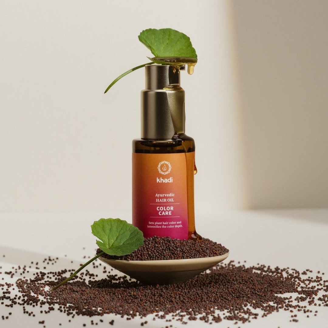 Aceite Capilar Fijador del Color 50ml Khadi