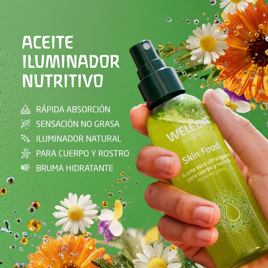 Aceite Seco Skinfood Weleda