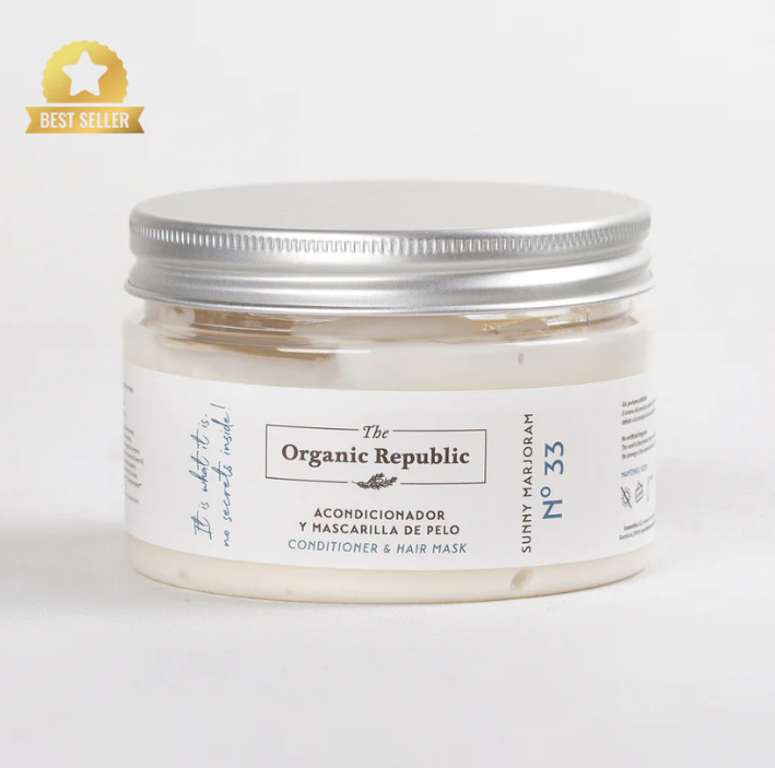 Acondicionador y Mascarilla Nutritiva y Desenredante The Organic Republic