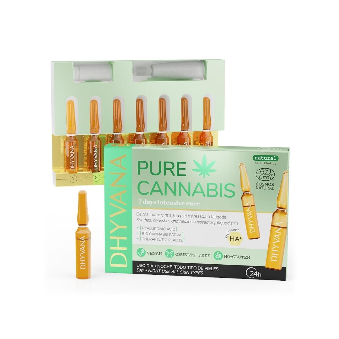 Ampollitas Faciales Pure Cannabis Dhyvana