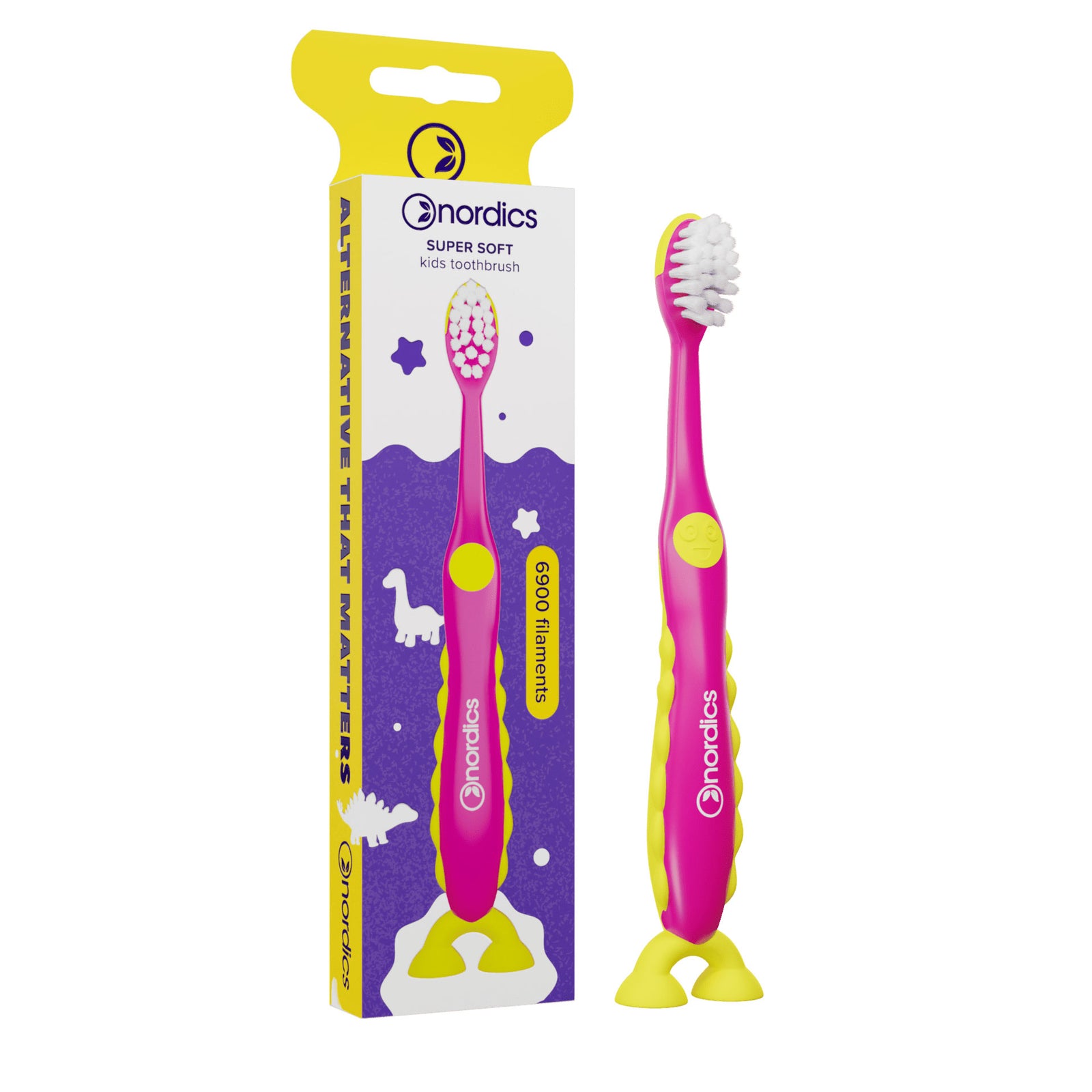 Cepillo Dientes Infantil Premium Dino Super Soft 6.900 Nordics