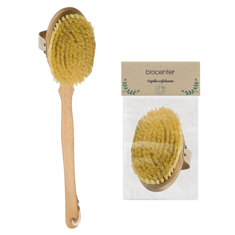Cepillo Exfoliante Espalda Fibra de Cactus Biocenter