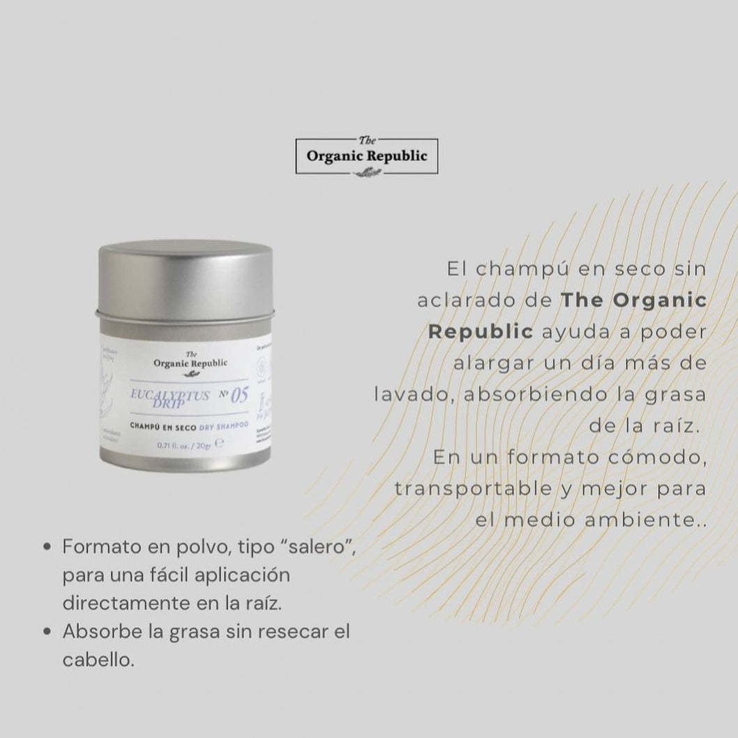 Champú en Seco Sin Aclarado The Organic Republic