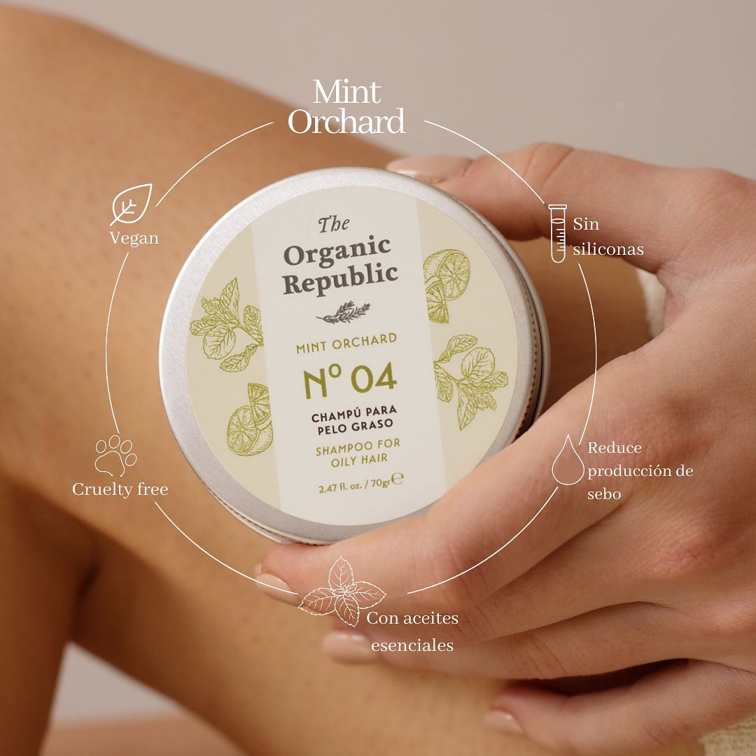 Champú Sólido Para Pelo Graso The Organic Republic
