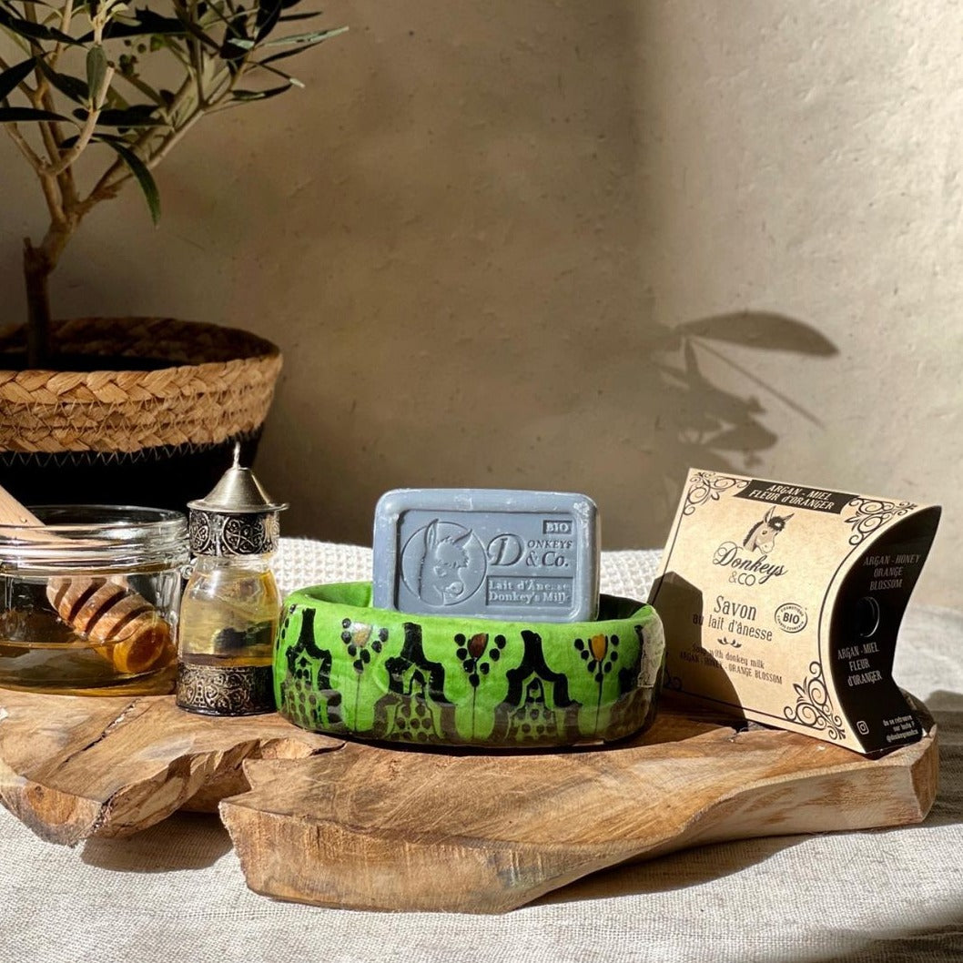 Jabón Sólido Leche de Burra con Argán, Miel y Azahar Donkeys and Co