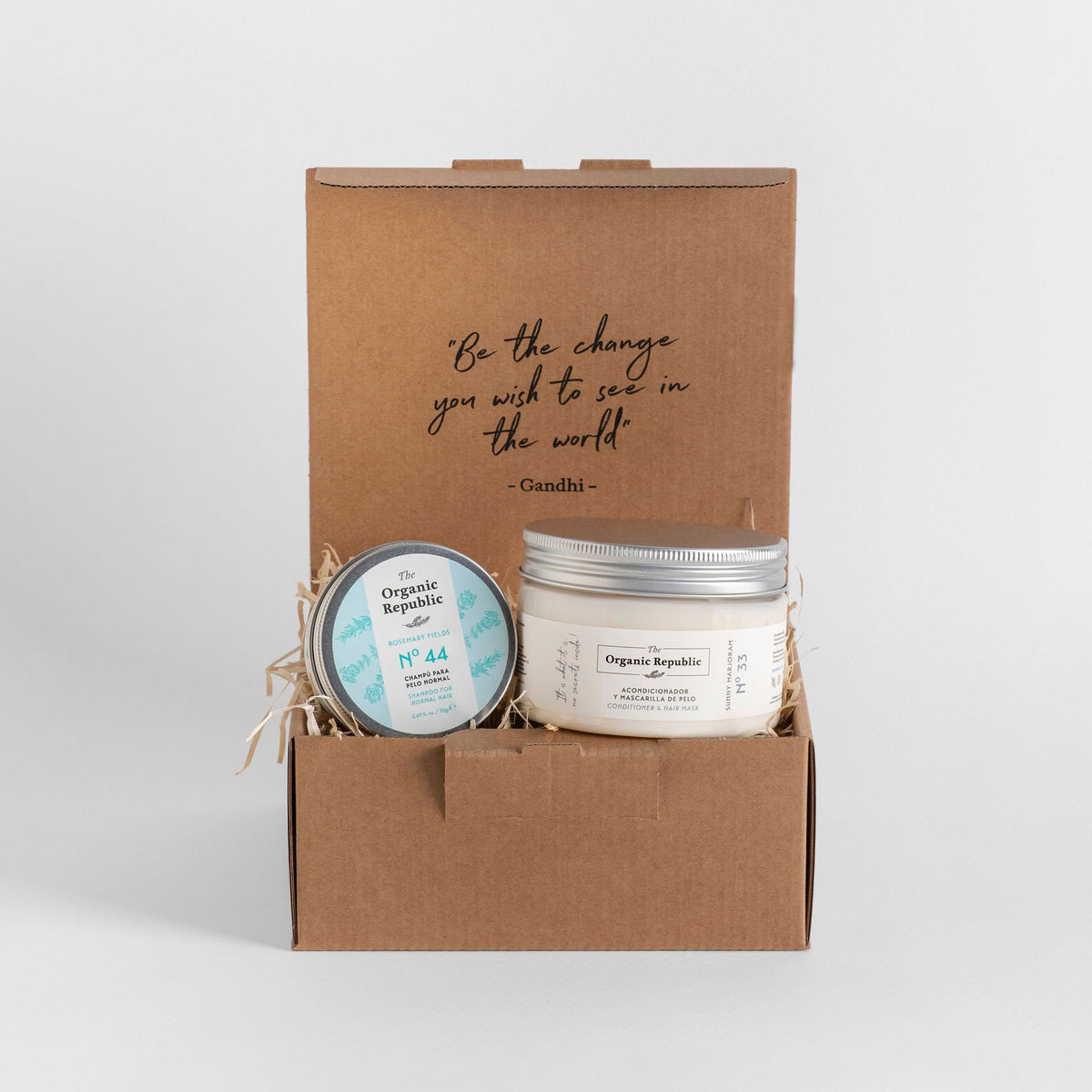 Pack Champú Sólido Cabello Normal y Mascarilla y Acondicionador The Organic Republic