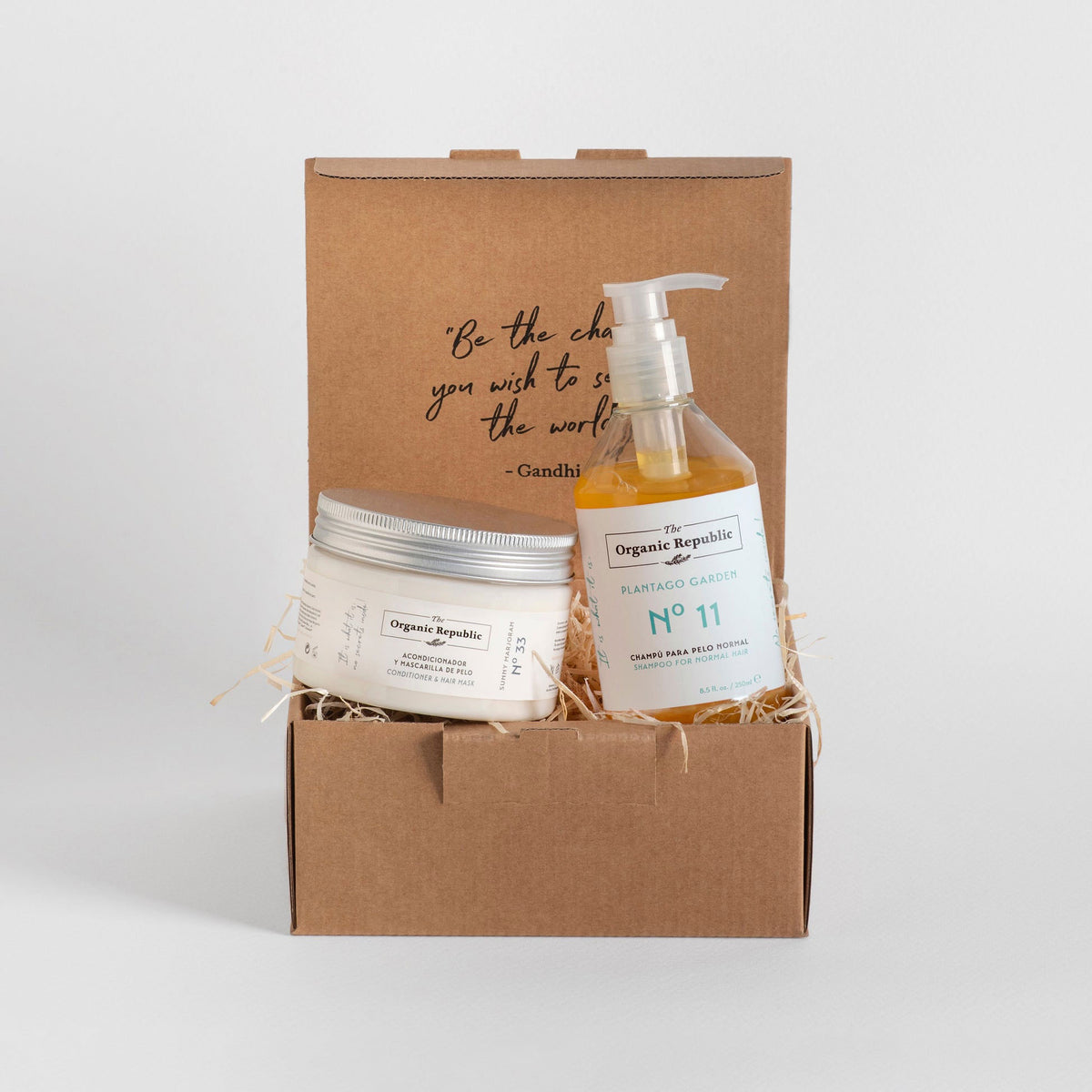 Pack Champú Cabello Normal y Mascarilla y Acondicionador The Organic Republic