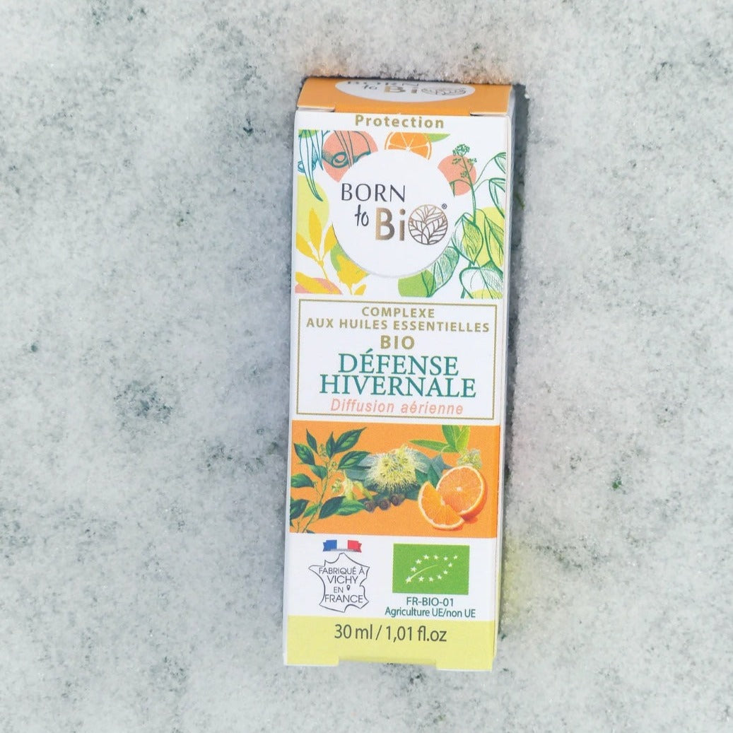 Complejo con aceites esenciales orgánicos Winter Defense Born to Bio