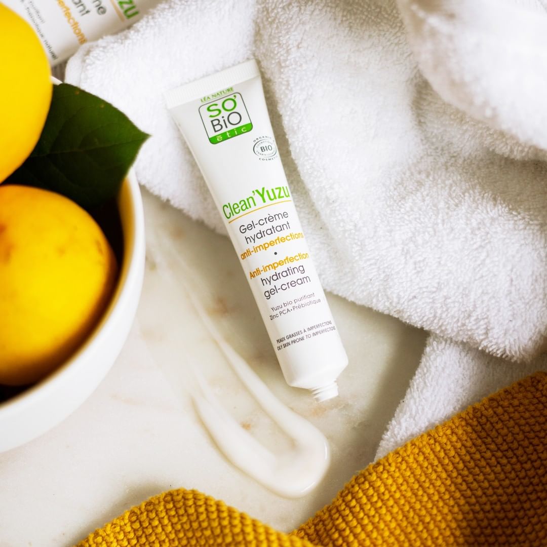 Gel-Crema Hidratante Anti-Imperfecciones Clean'Yuzu So'Bio