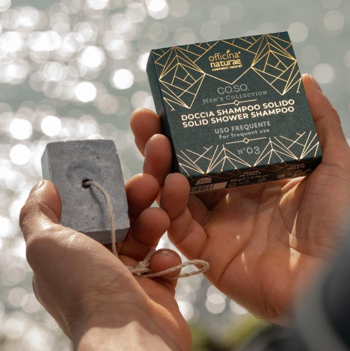 Champú y Gel Ducha Sólido para Hombre N°03 Officina Naturae