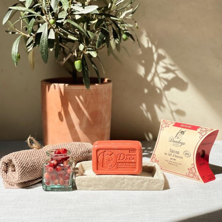 Jabón Sólido Leche de Burra con Granada Donkeys and Co