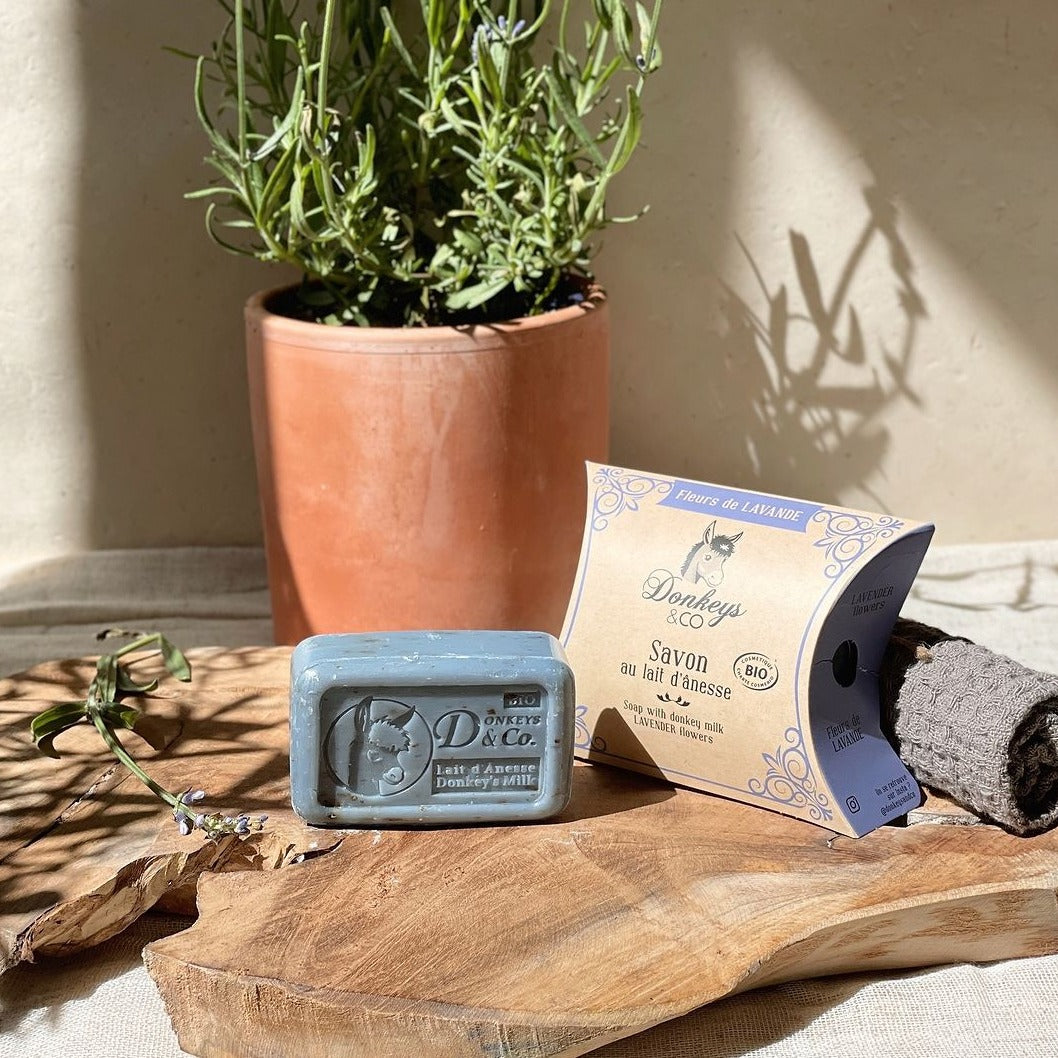 Jabón Sólido Leche de Burra con Lavanda Donkeys and Co