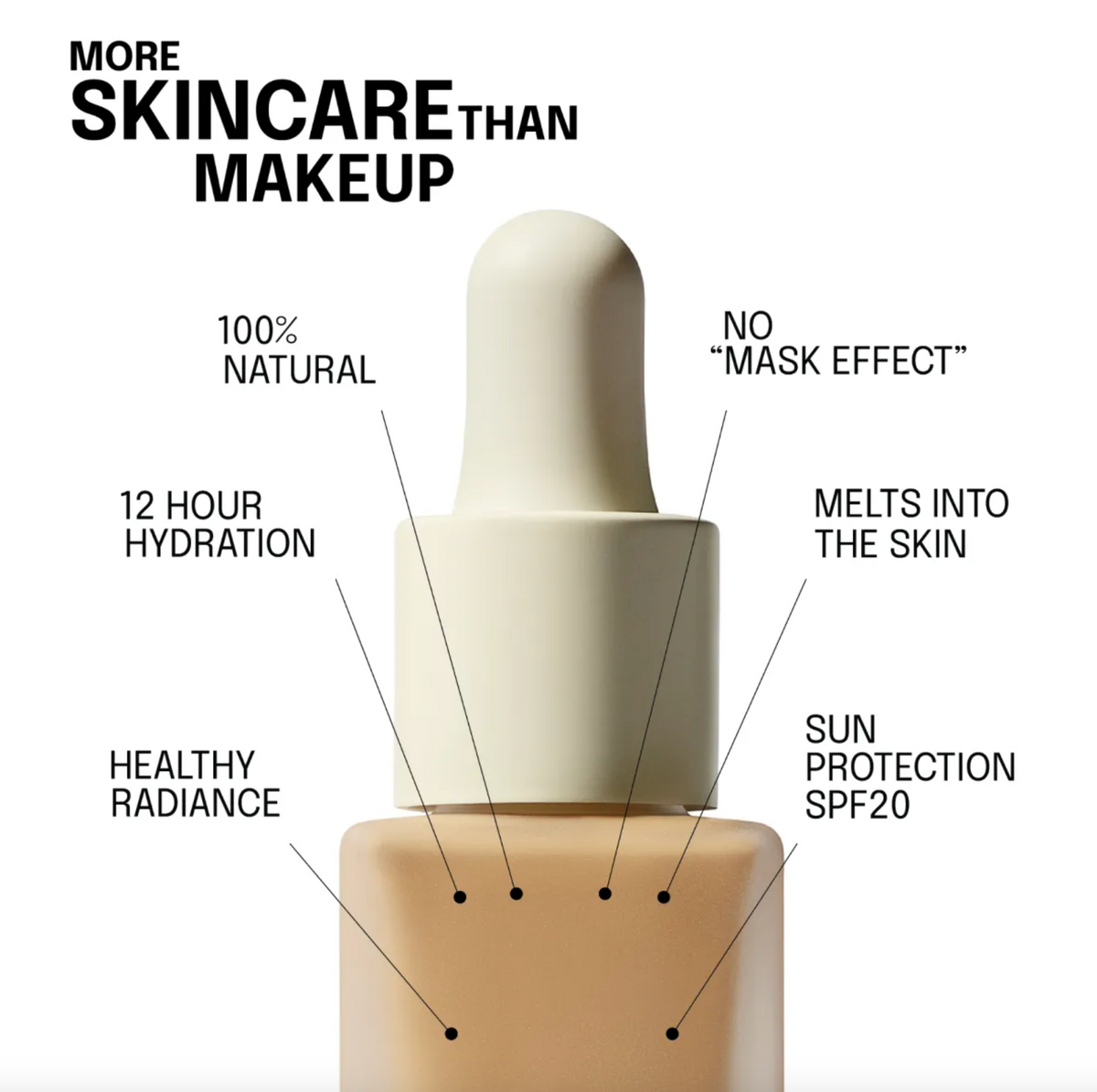 Base de maquillaje sérum mineral bio 682 SPF 20 Uoga Uoga