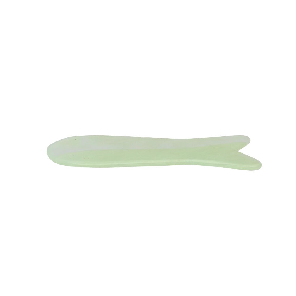 Masajeador Gua Sha Pez de Jade