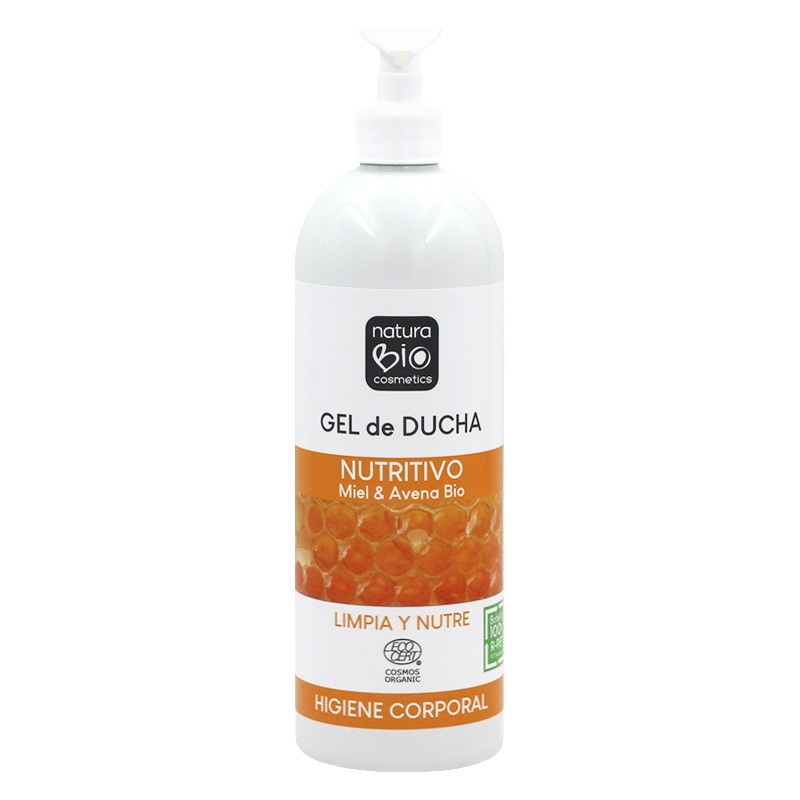 Gel de Ducha Nutritivo Miel & Avena NaturaBio