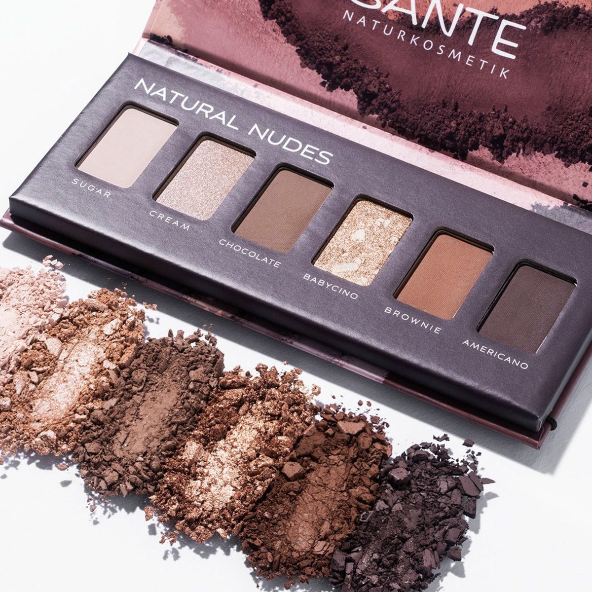 paleta sombras ojos nude Sante