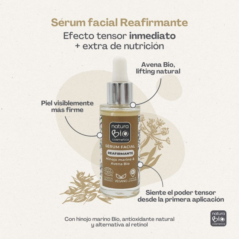 Sérum Facial Reafirmante Hinojo NaturaBio