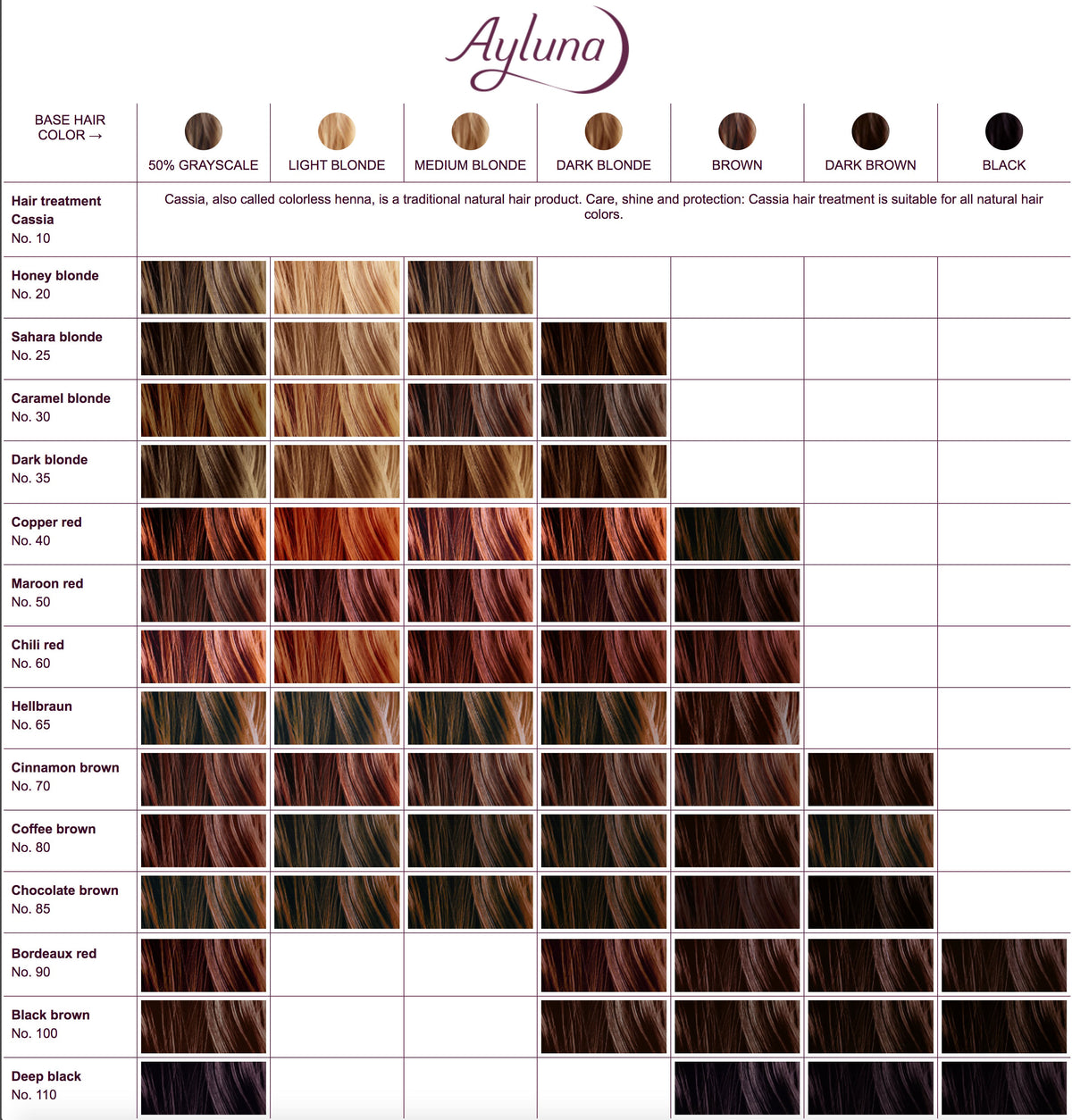 Tintes Naturales para el Cabello Ayluna