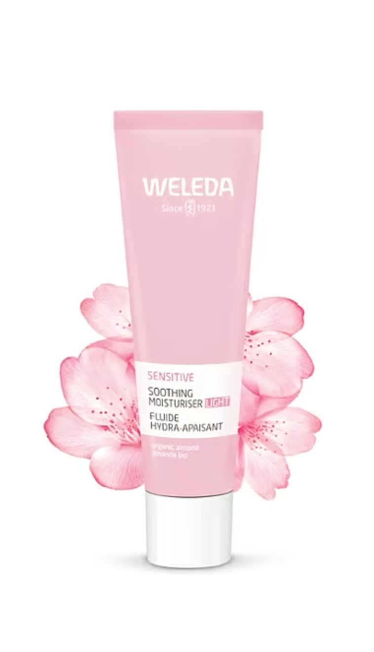 Crema Facial Calmante de Almendra Weleda