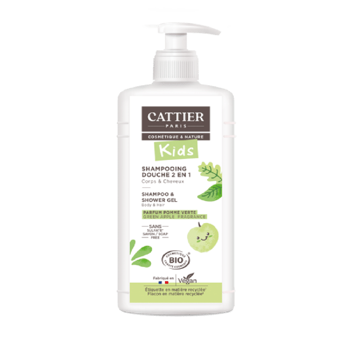 Champú Gel Ducha Niño Aroma Manzana Cattier