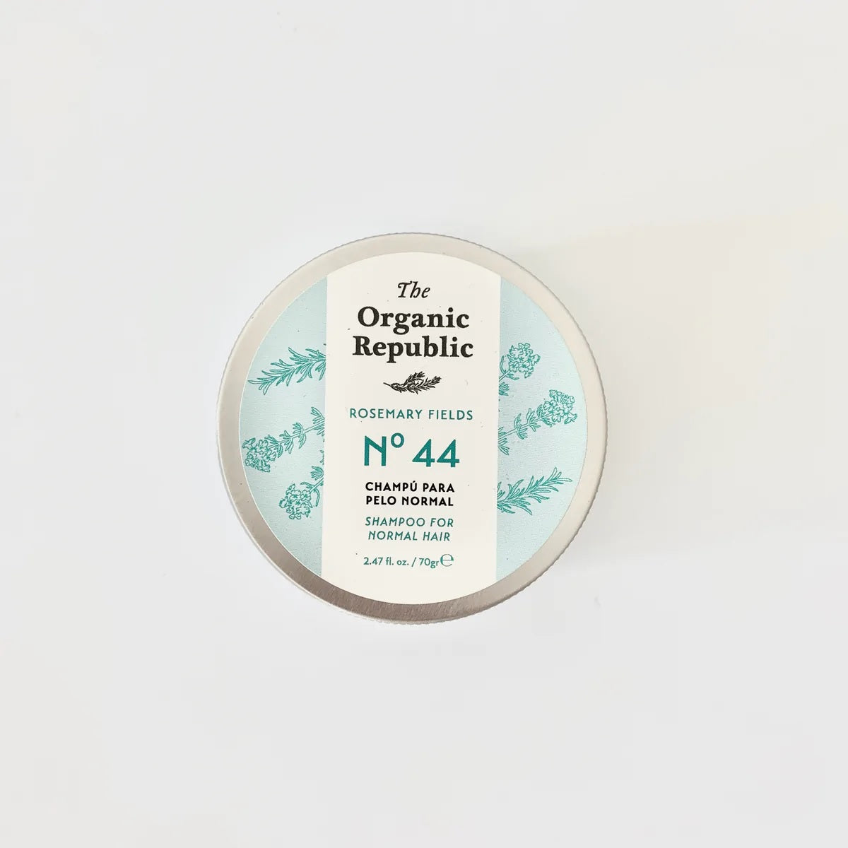 Champú Sólido Para Pelo Normal The Organic Republic 70 g