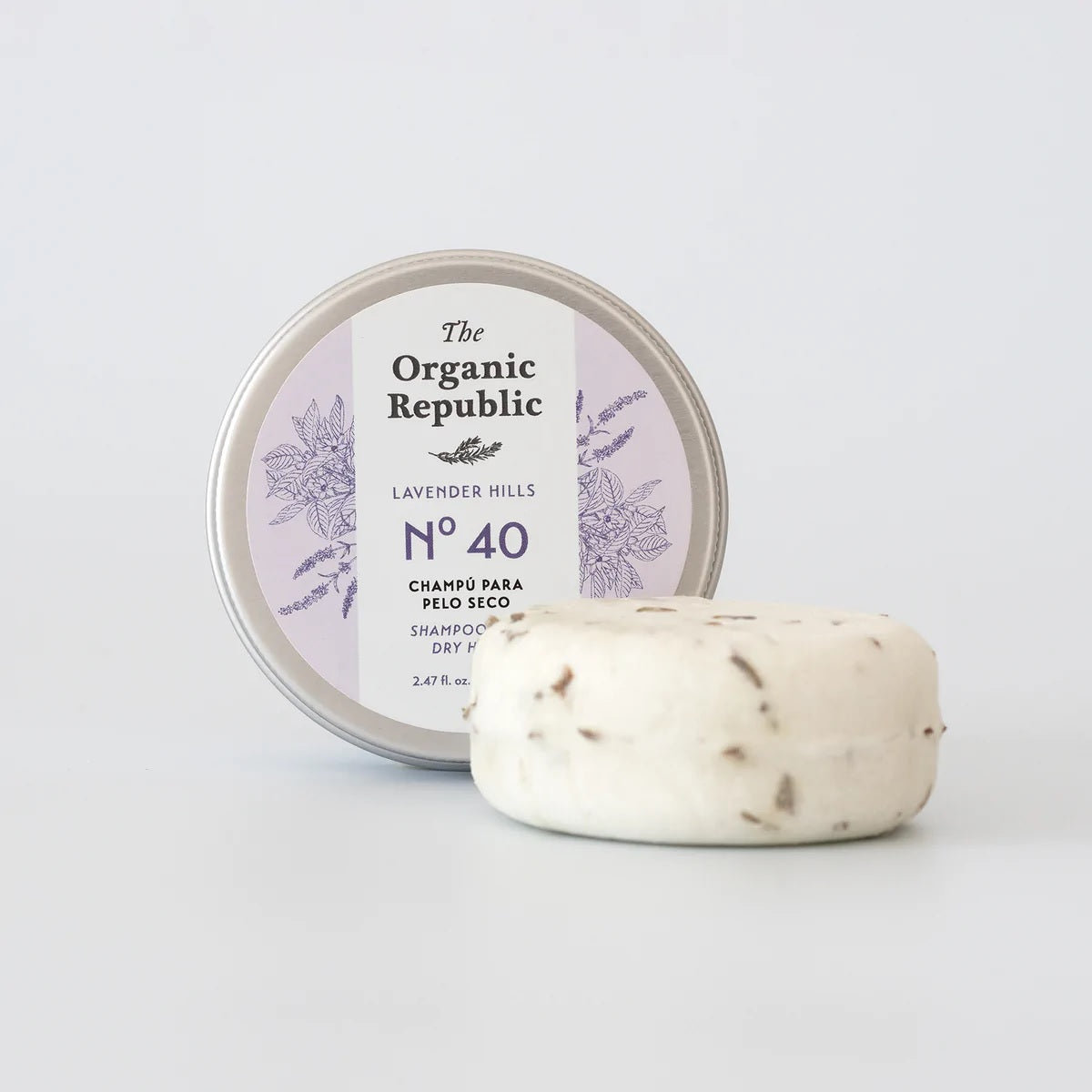 Champú Sólido Para Pelo Seco The Organic Republic 70 g