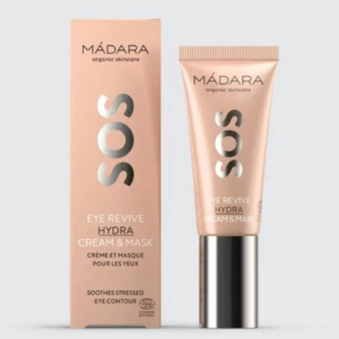 Crema y Mascarilla Contorno de Ojos Eye Revive Hydra SOS Piel Sensible Mádara