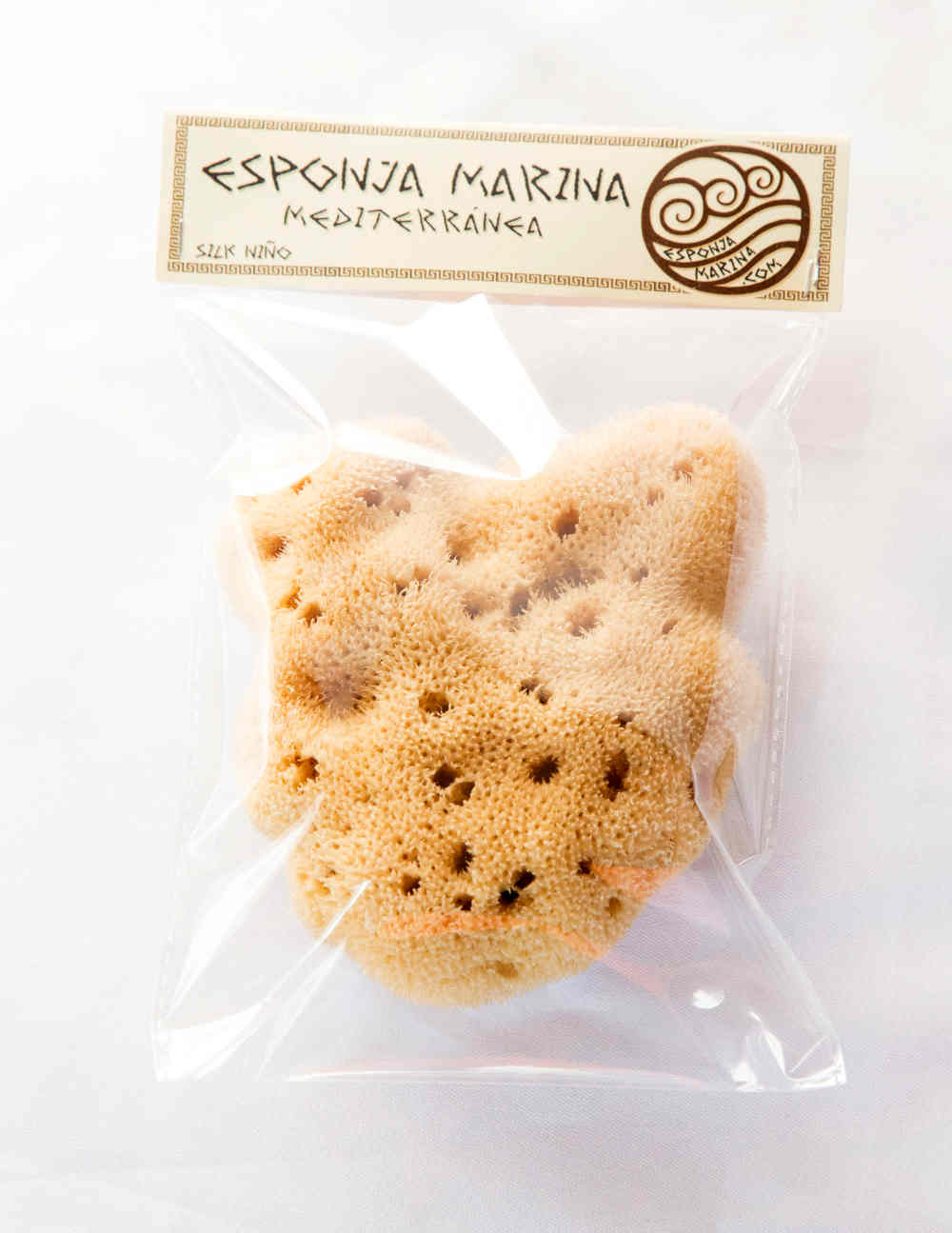 Esponja Baño Infantil Silk Natural - Esponjas Marinas