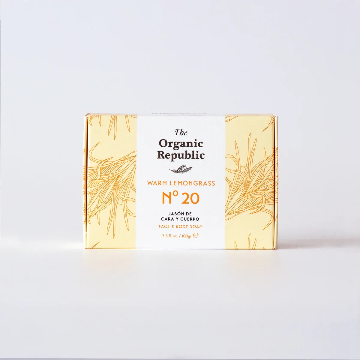 Jabón Sólido Lemongrass The Organic Republic 100 g