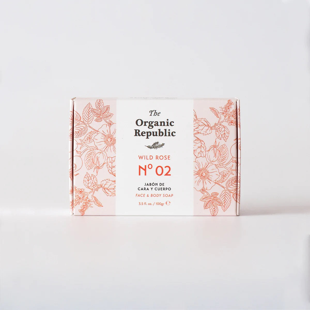 Jabón Sólido Rosa Mosqueta The Organic Republic 100 g