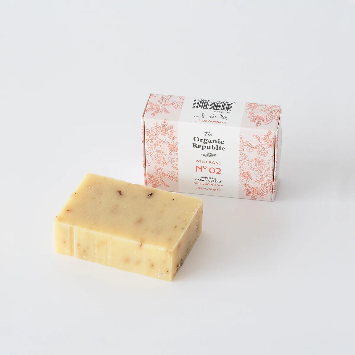 Jabón Sólido Rosa Mosqueta The Organic Republic 100 g