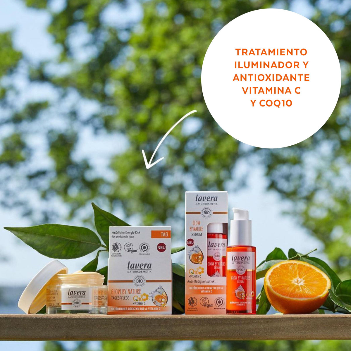 Sérum Facial con Vitamina C y CoQ10 Glow Lavera