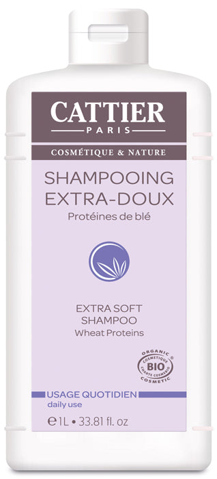 Champú Extrasuave con Proteínas de Trigo Biológico Cattier