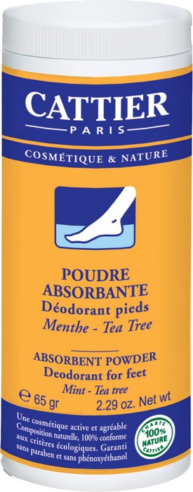 Polvos Absorventes Desodorantes para Pies Cattier