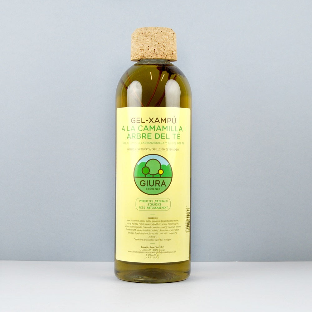 Gel Champú Manzanilla y Árbol de Té Cabellos Secos Giura Cosmètics