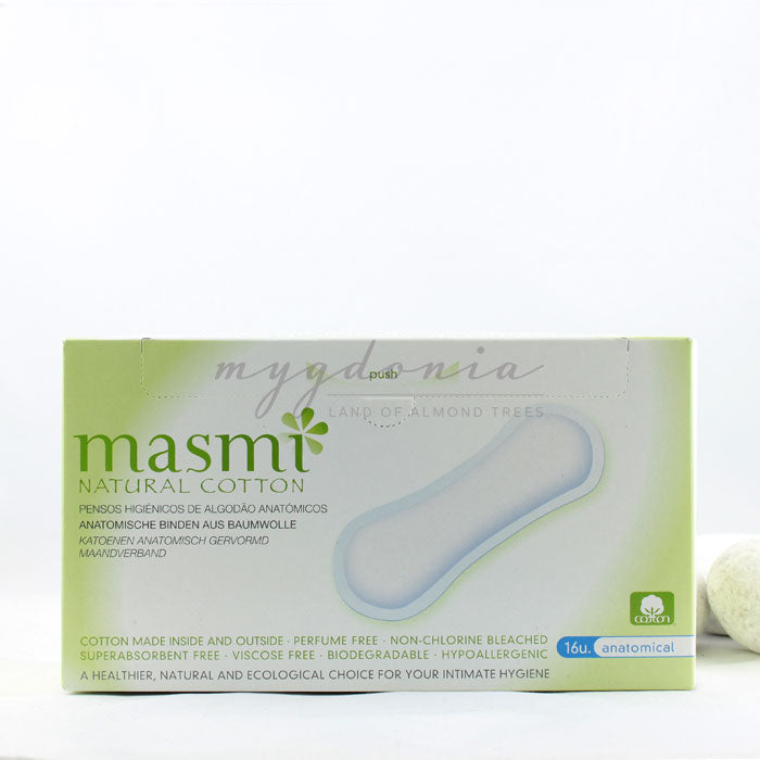 Compresas Anatómicas Classic 100% Algodón Ecológico Masmi