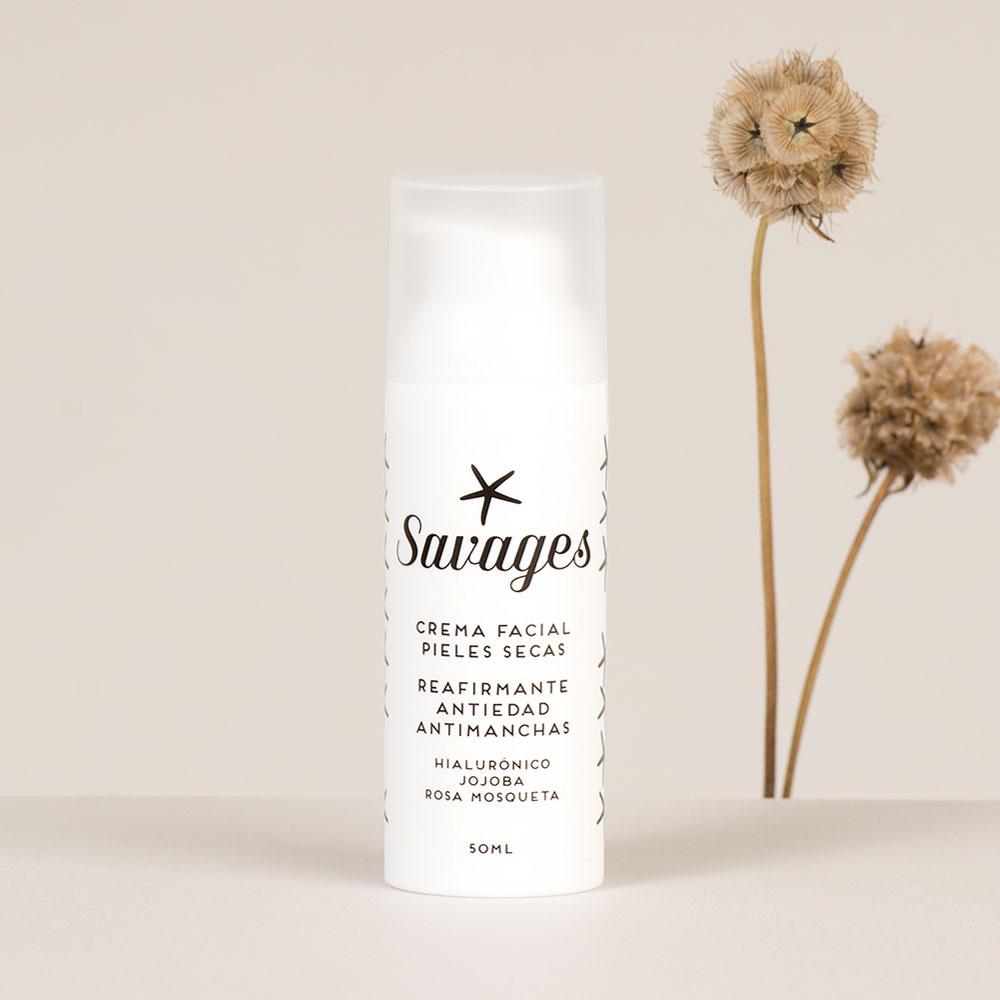 Crema Facial Pieles Secas Savages