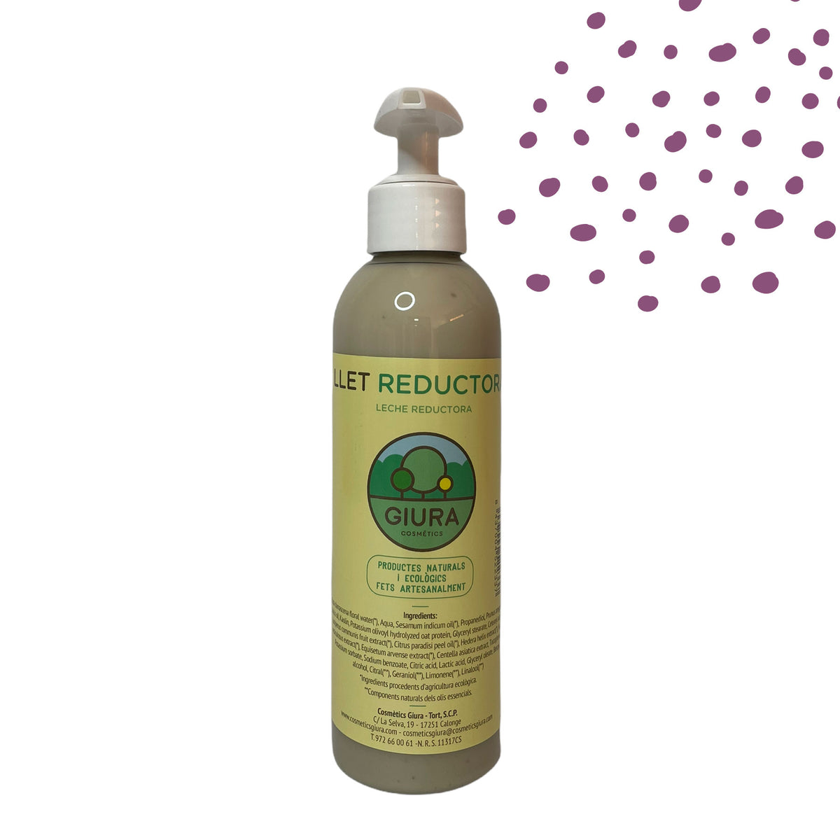 Crema Anticelulítica y Reductora Natural Giura Cosmètics