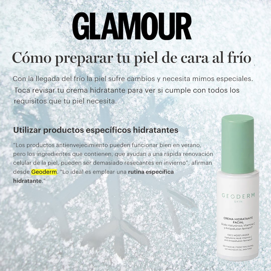 Crema Hidratante Facial con Ácido Hialurónico y Vitamina C Geoderm, crema facial natural vitamina c, crema facial natural acido hialuronico