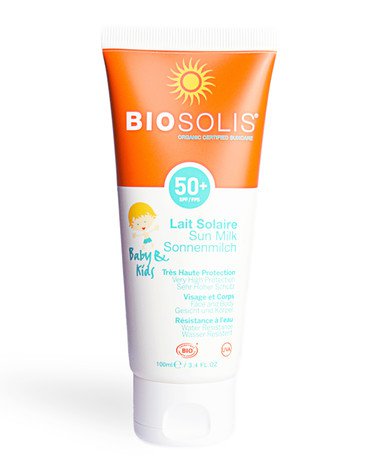 Leche Protección Solar Niños SPF50+ Biosolis