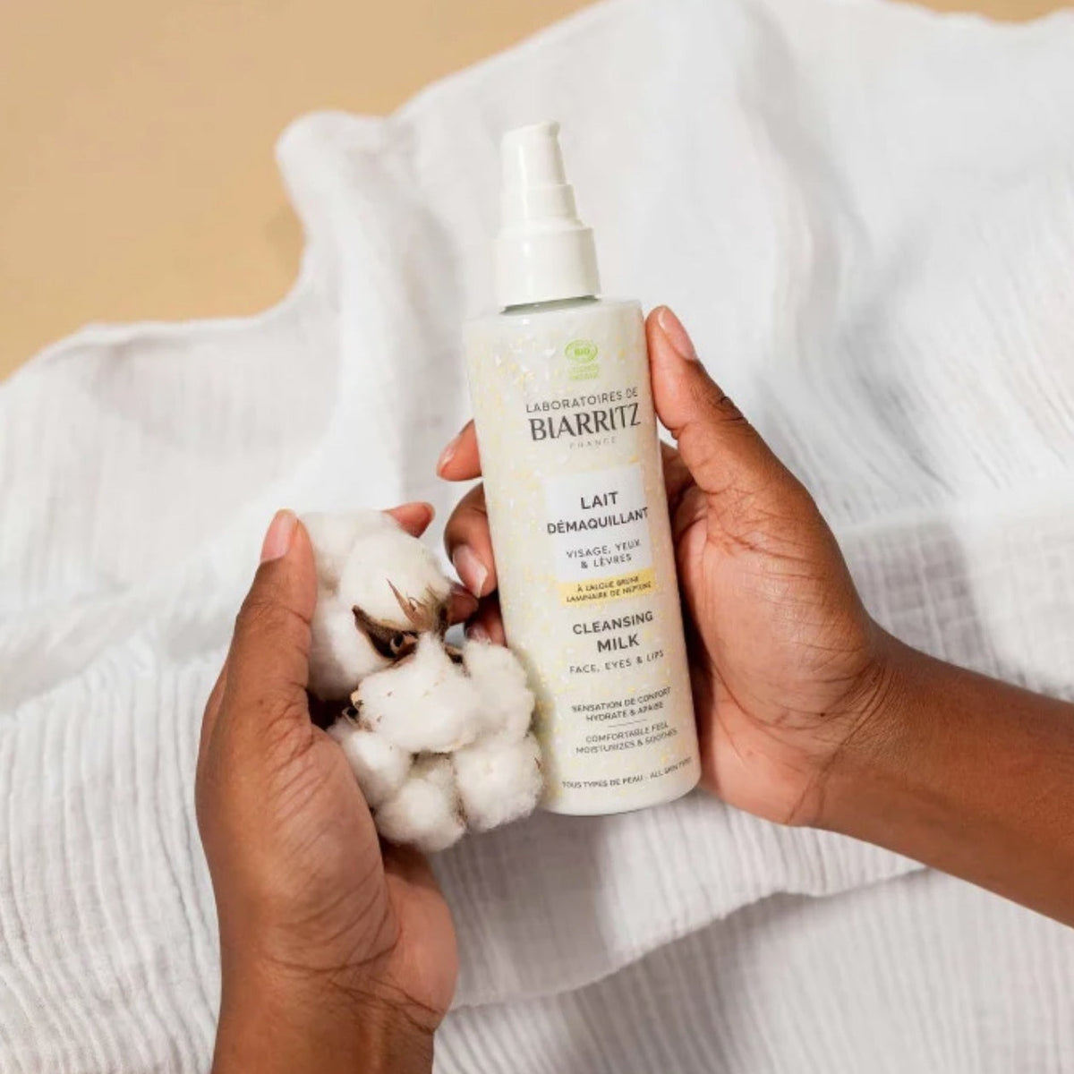 Leche Limpiadora y Desmaquillante Natural y Ecológica Laboratoires Biarritz